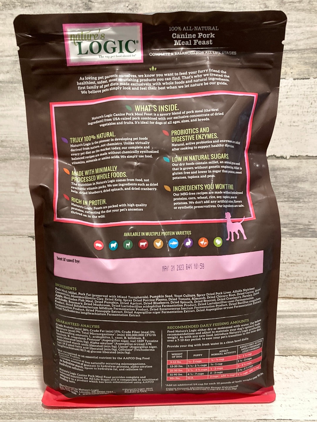 Nature's Logic Canine Pork Meal Feast