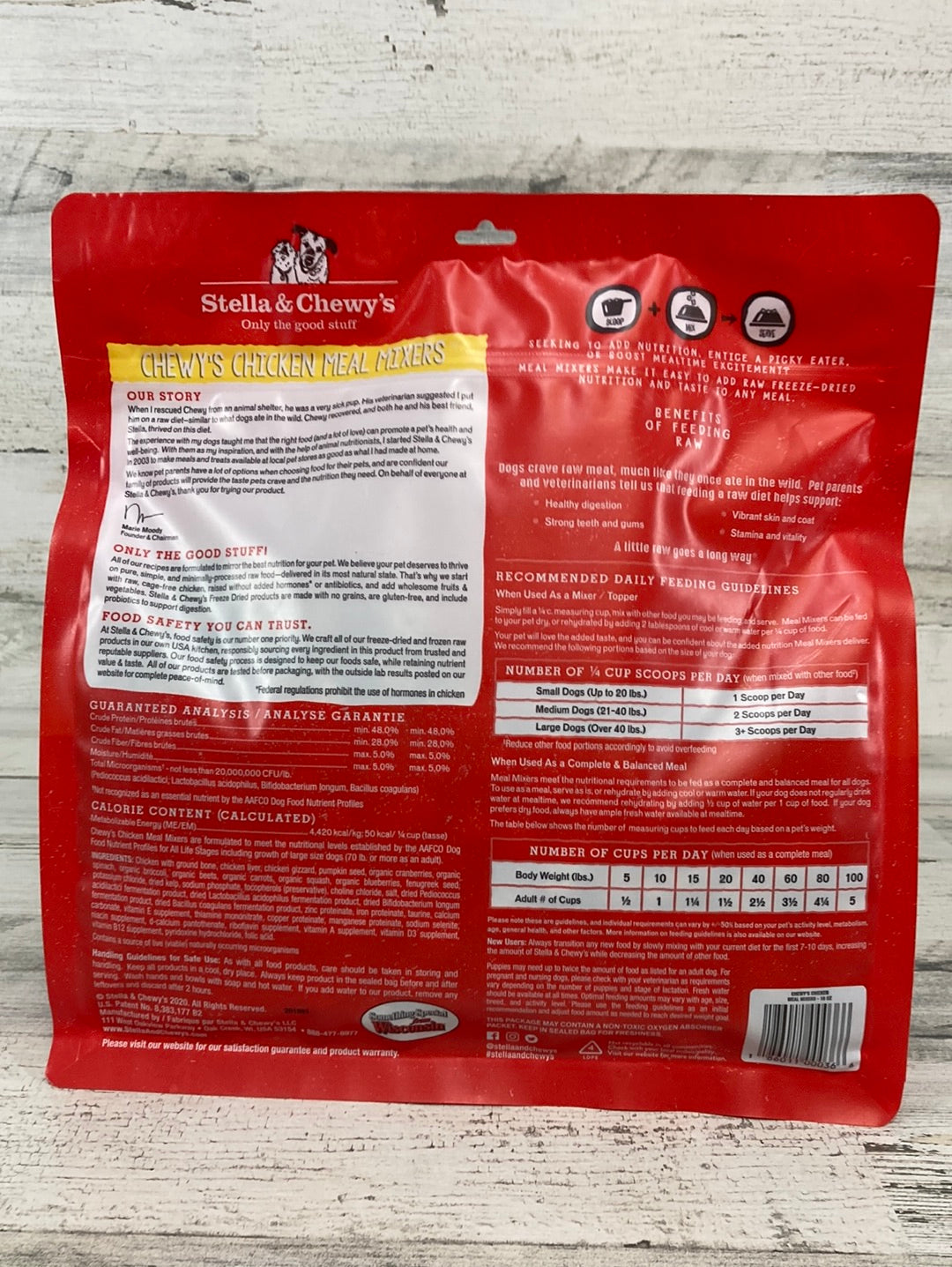 Stella & Chewy's Chicken Meal Mixers Freeze Dried Dog Food