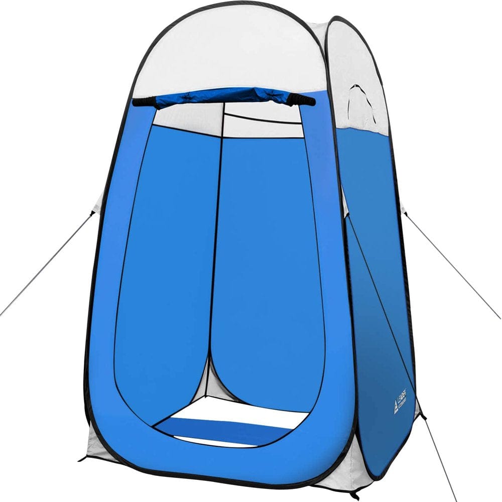 Leader Accessories Pop up Privacy Shower Tent Portable Outdoor Sun Shelter Camp Toilet Changing Dressing Room, Blue