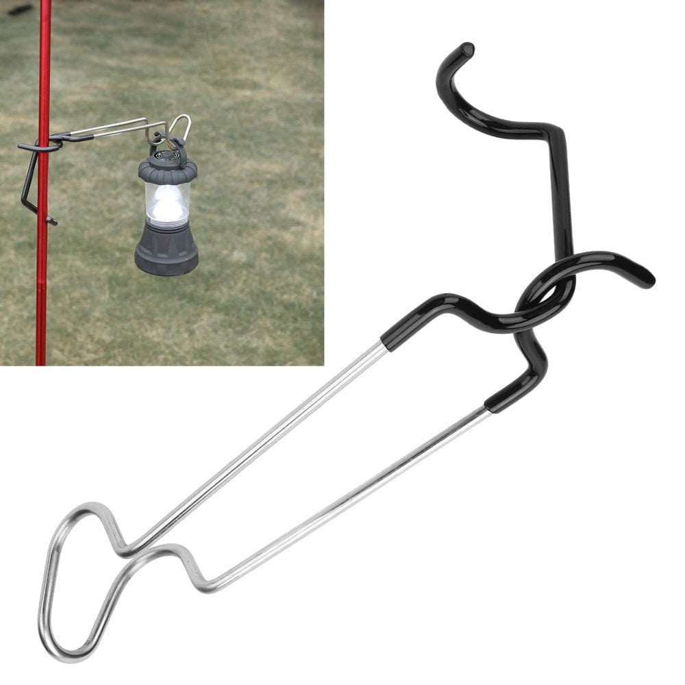 LYUMO Camping Lamp Hanger,Camping Lantern Hook,Outdoor Camping Lantern Lamp Hanger Multi‑Purpose Tent Pole Post Hook Light Hanger