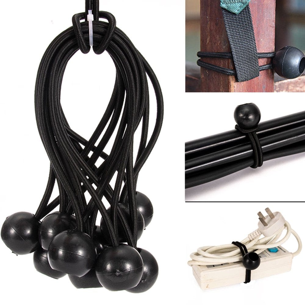 Mortilo Hiking Wire Tent Elastic Bungee Wire Straps Accessories Camping Awning Camping & Hiking