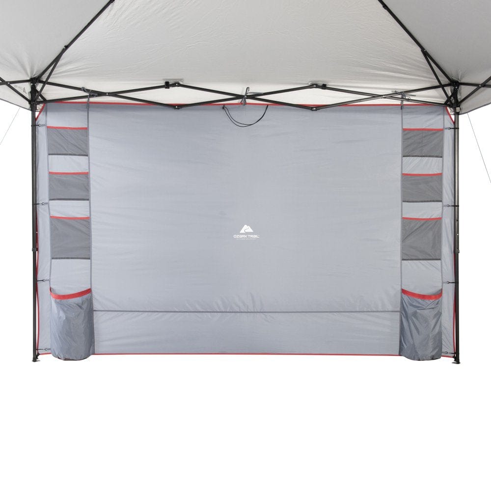 Ozark Trail Shade Wall, 10' X 6' with Organizer Pockets for Straight-Leg Canopy
