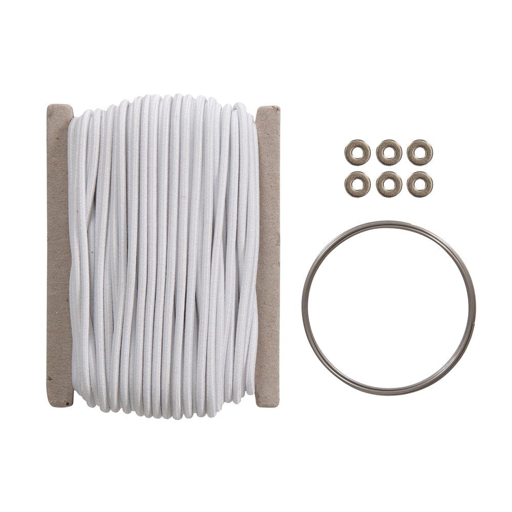 Stansport 748 Shock Cord Repair Kit for Tent Poles, White