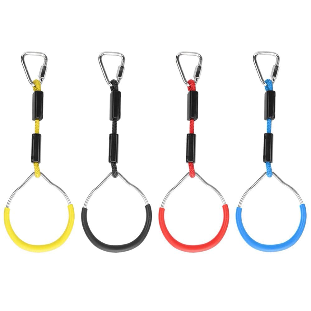 YLSHRF Swing Gymnastic ,4Pcs/Set Children Colorful Swing Gymnastic Kid Climbing Sports Rope Combination Accessory,Outdoor Swing Gymnastic