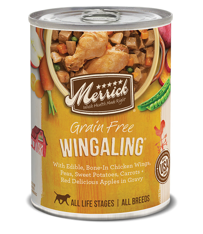 MERRICK DOG CLASSIC WINGALING 12,7OZ(Case of 12)