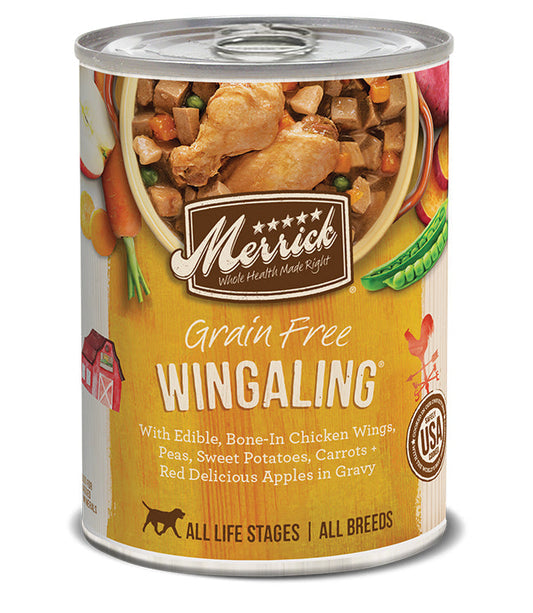 MERRICK DOG CLASSIC WINGALING 12,7OZ(Case of 12)