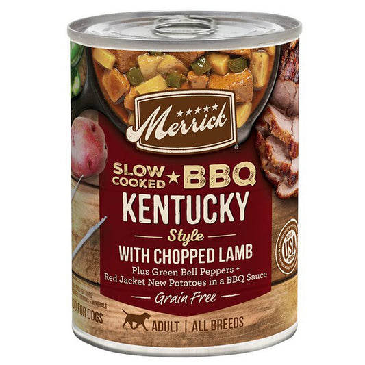 Merrick Dog Slow Cooked Grain Free Kentucky Lamb 12,7oz,(Case Of 12)