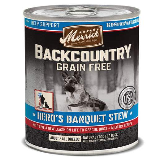 Merrick Dog Backcountry Hero Banquet 12,7oz,