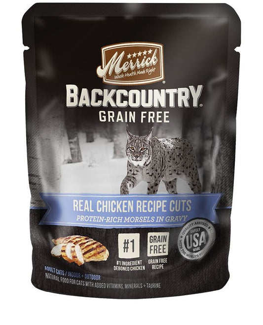 Merrick Cat Backcountry Real Chicken 3oz, (Case Of 24)