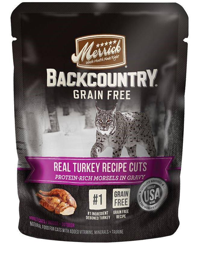 Merrick Cat Backcountry Real Turkey 3oz, (Case Of 24)