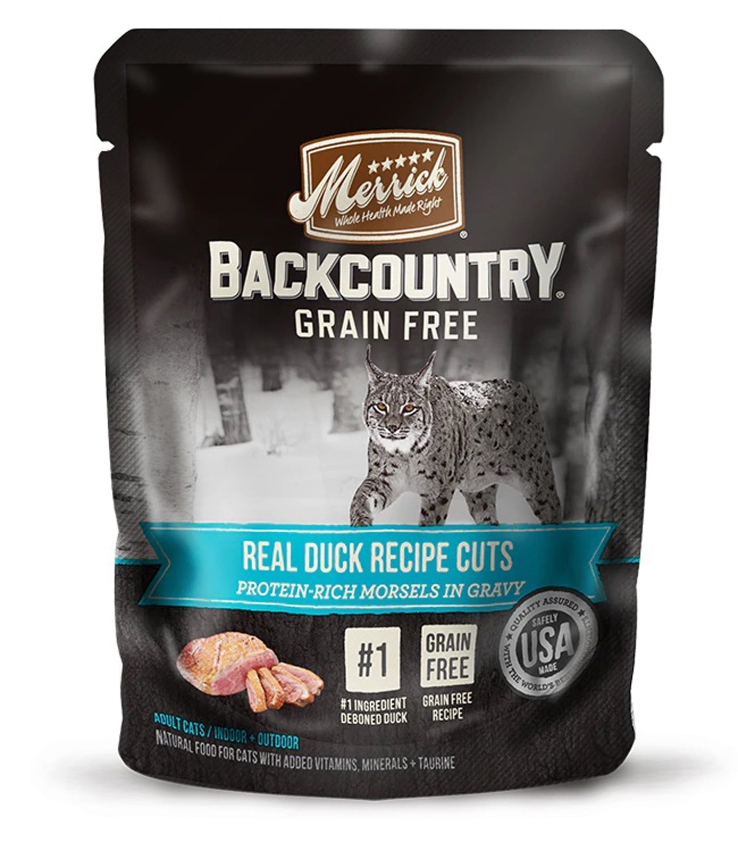 Merrick Cat Backcountry Real Duck 3oz, (Case Of 24)