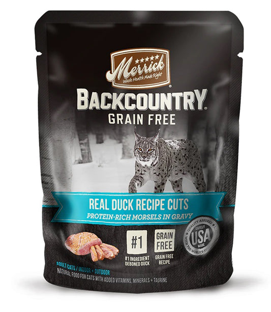 Merrick Cat Backcountry Real Duck 3oz, (Case Of 24)
