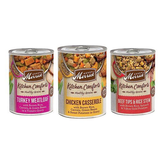 Merrick Dog Comfort Kitchen 12,7oz, Variety Pack