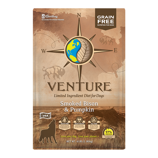 Earthborn Dog Venture Smoked Bison & Pumpkin 4Lb