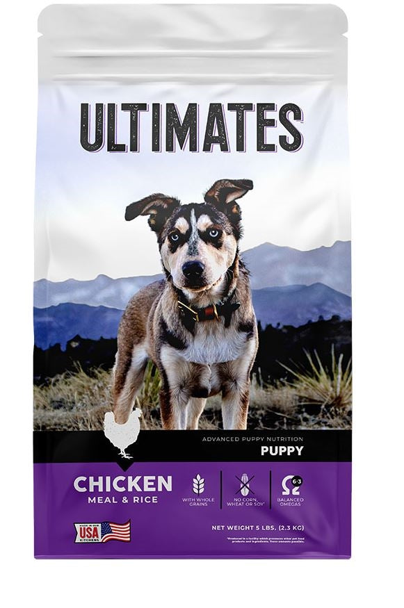 Ultimates Puppy Dry Dog Food Chicken Meal & Rice 1ea/5 lb