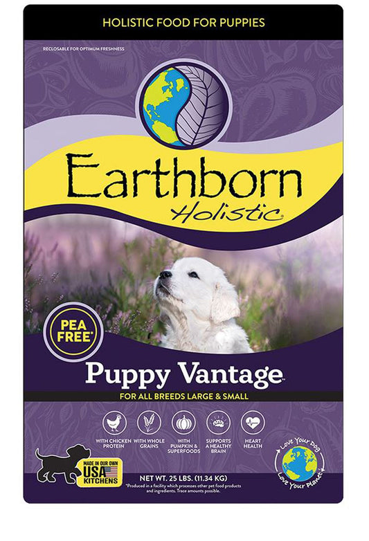 Earthborn Holistic Puppy Vantage Grain-Free Dry Dog Food Chicken 1ea/25 lb