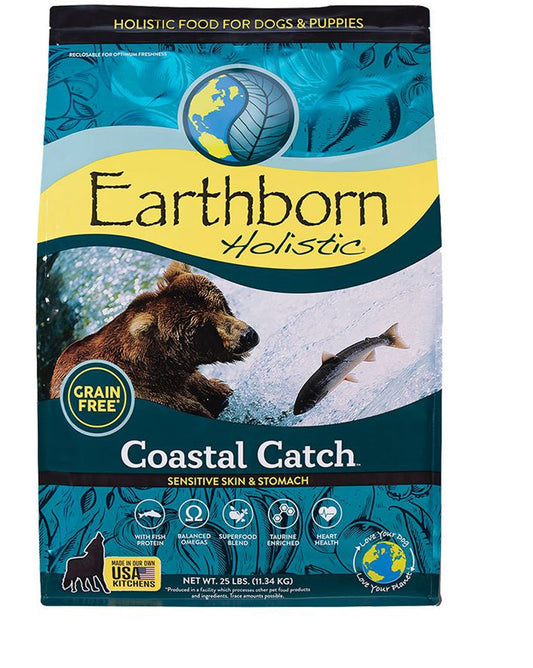 Earthborn Holistic Coastal Catch Grain-Free Dry Dog Food Seafood 1ea/25 lb