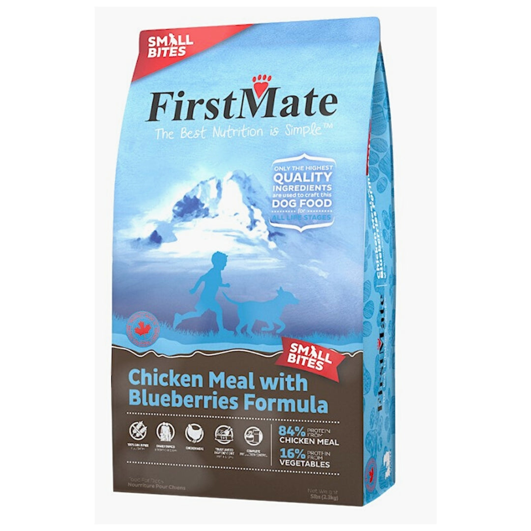 Firstmate Dog Limited Ingredient Grain Free Chicken Blueberries Small Bites 14,5Lb,