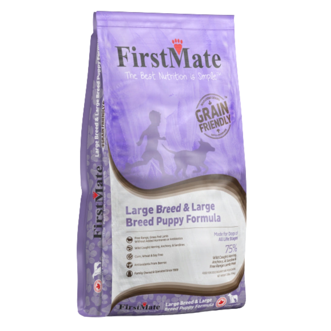 Firstmate Dog  Grain Friendly Large Breed Puppy + Adult 25Lb,