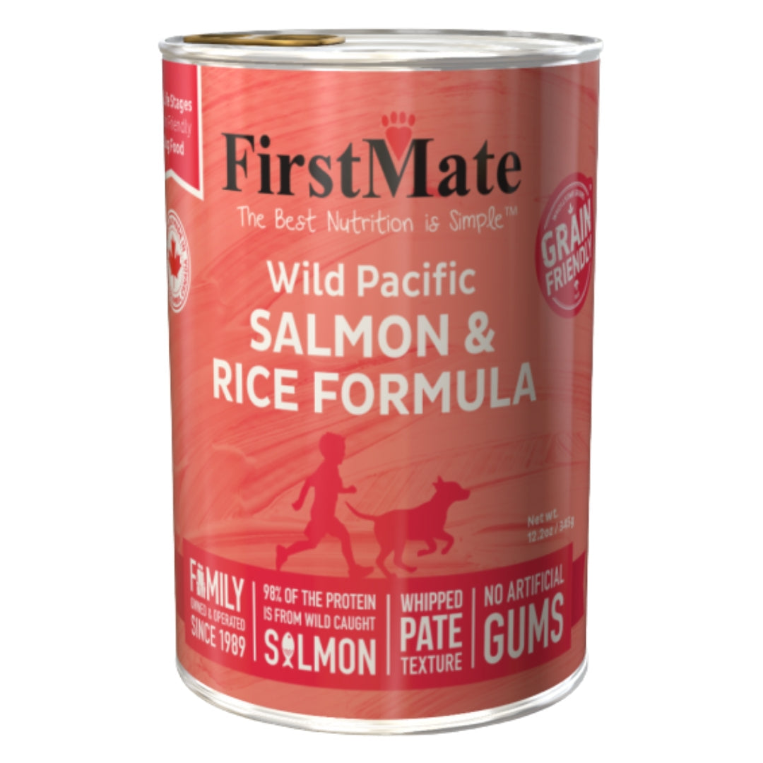 Firstmate Dog Grain Friendlysalmon & Rice Formula 12,2oz,