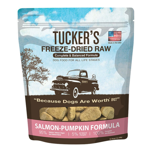 Tuckers Salmon-Pumpkin; 14 oz,