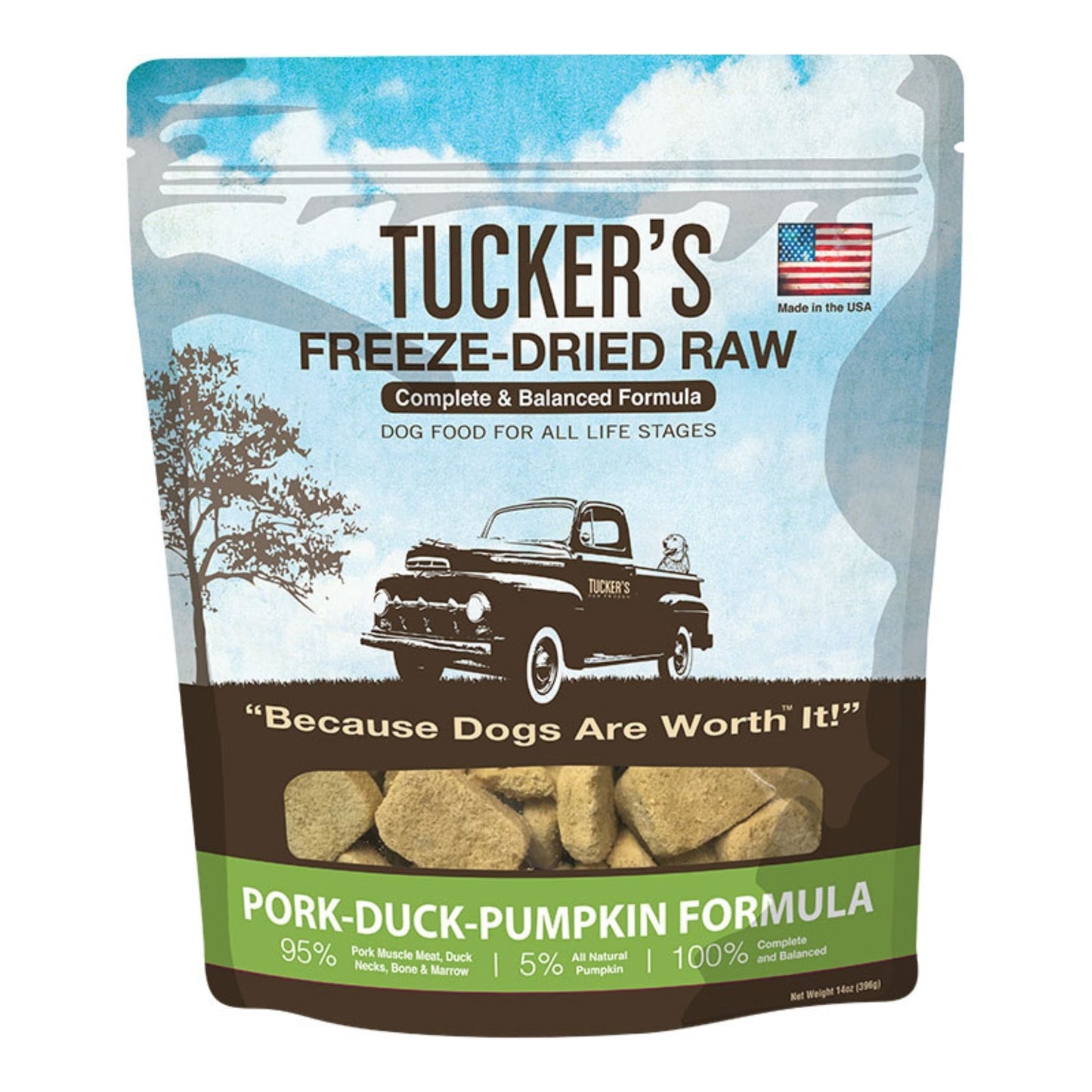 Tuckers Pork-Duck-Pumpkin; 14 oz,