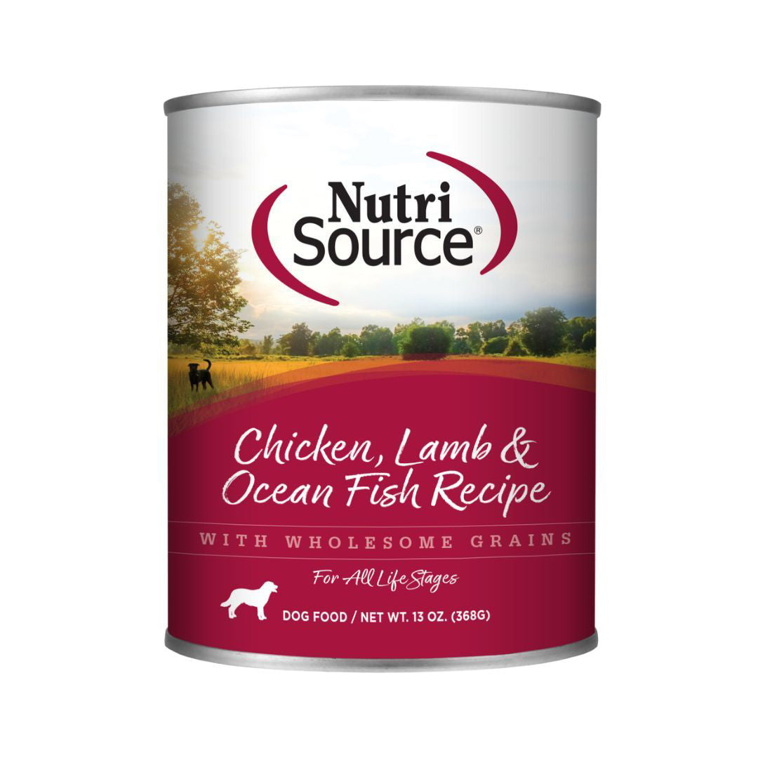 Nutrisource Dog Chicken Lamb & Ocean Fish 13oz,