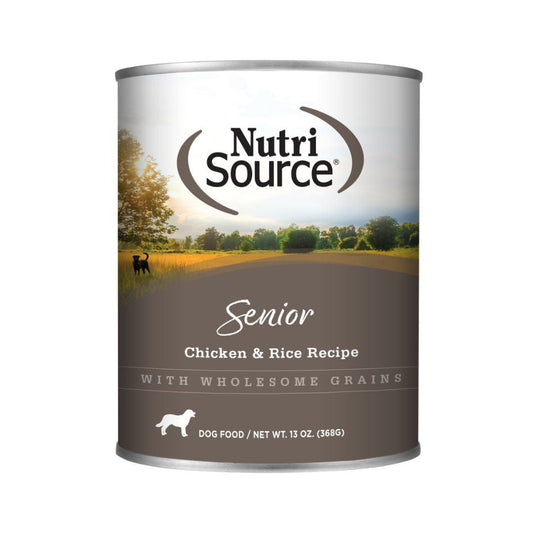 Nutrisource Dog Senior Chicken & Rice 13oz,