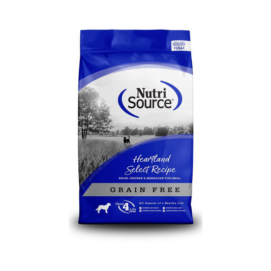 Nutrisource Dog Grain Free Adult Heartland Select 5Lb