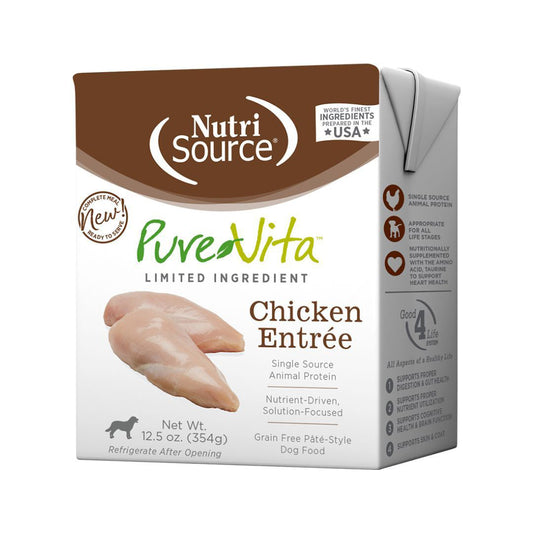 Pure Vita Dog Grain Free Chicken Entr������������������������e 12,5oz,