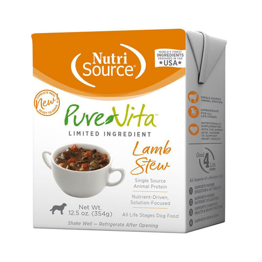 Pure Vita Dog Lamb Stew 12,5oz,