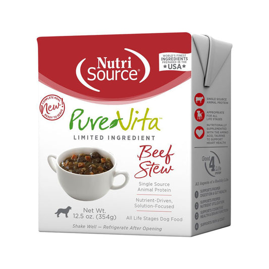 Pure Vita Dog Beef Stew 12,5oz,