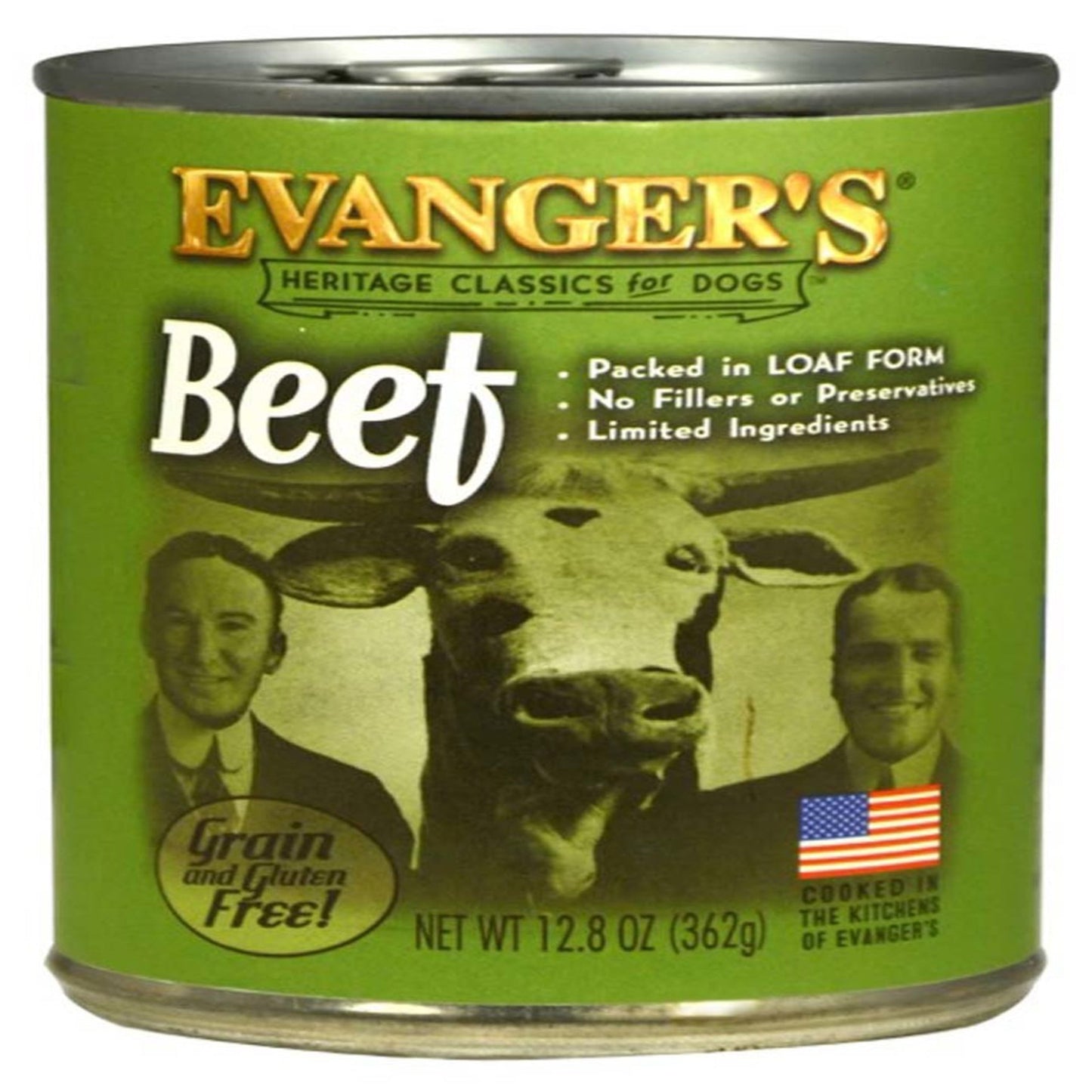 Evanger's Heritage Classic Wet Dog Food Beef 12ea/12,8 oz, 12 pk