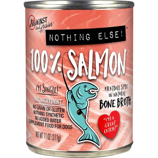 Against the Grain Nothing Else 100% One Ingredient Adult Wet Dog Food Salmon 12ea/11 oz