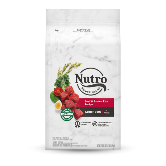 Nutro Products Natural Choice Adult Dry Dog Food Beef & Brown Rice 1ea/4,5 lb