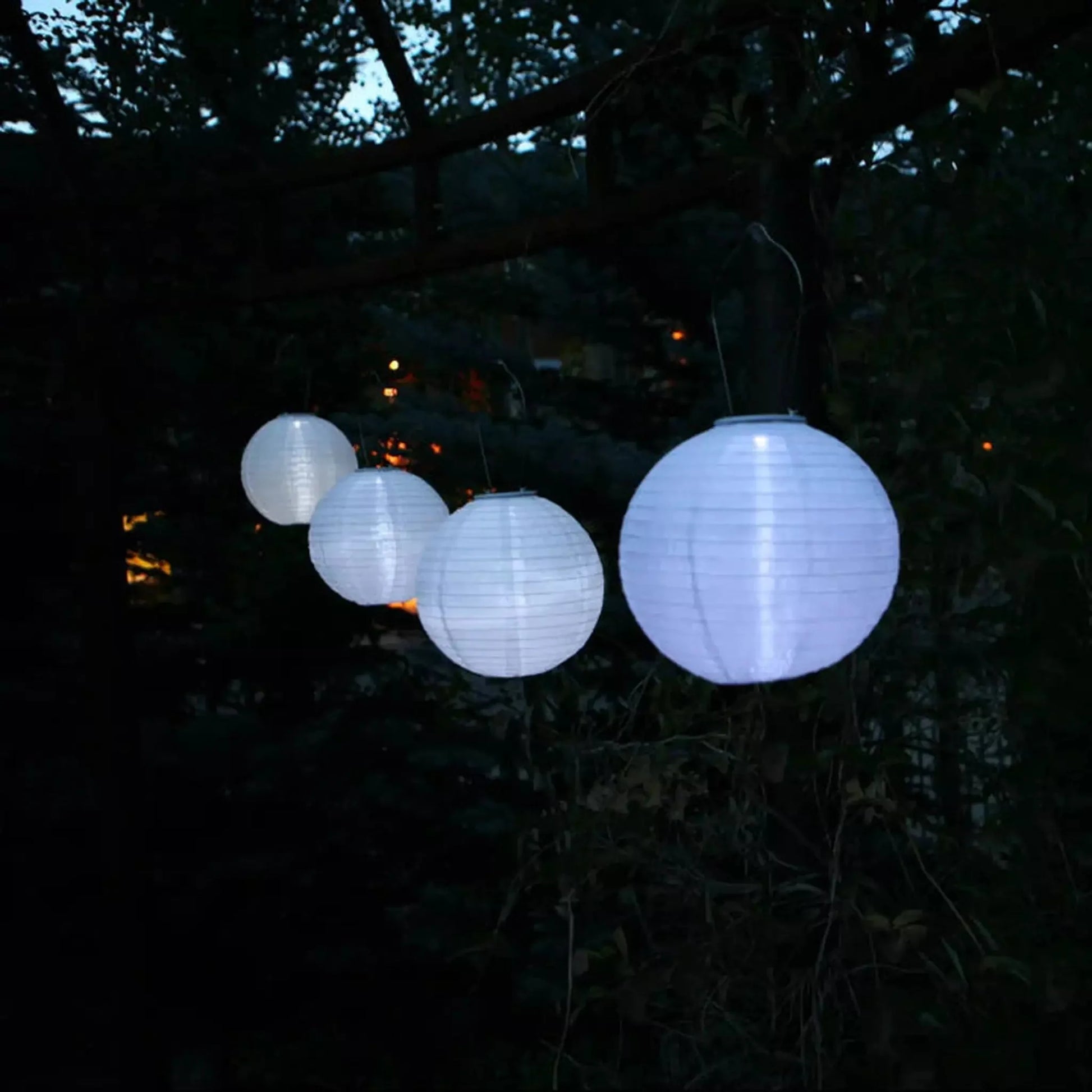 10" Round Solar Lantern