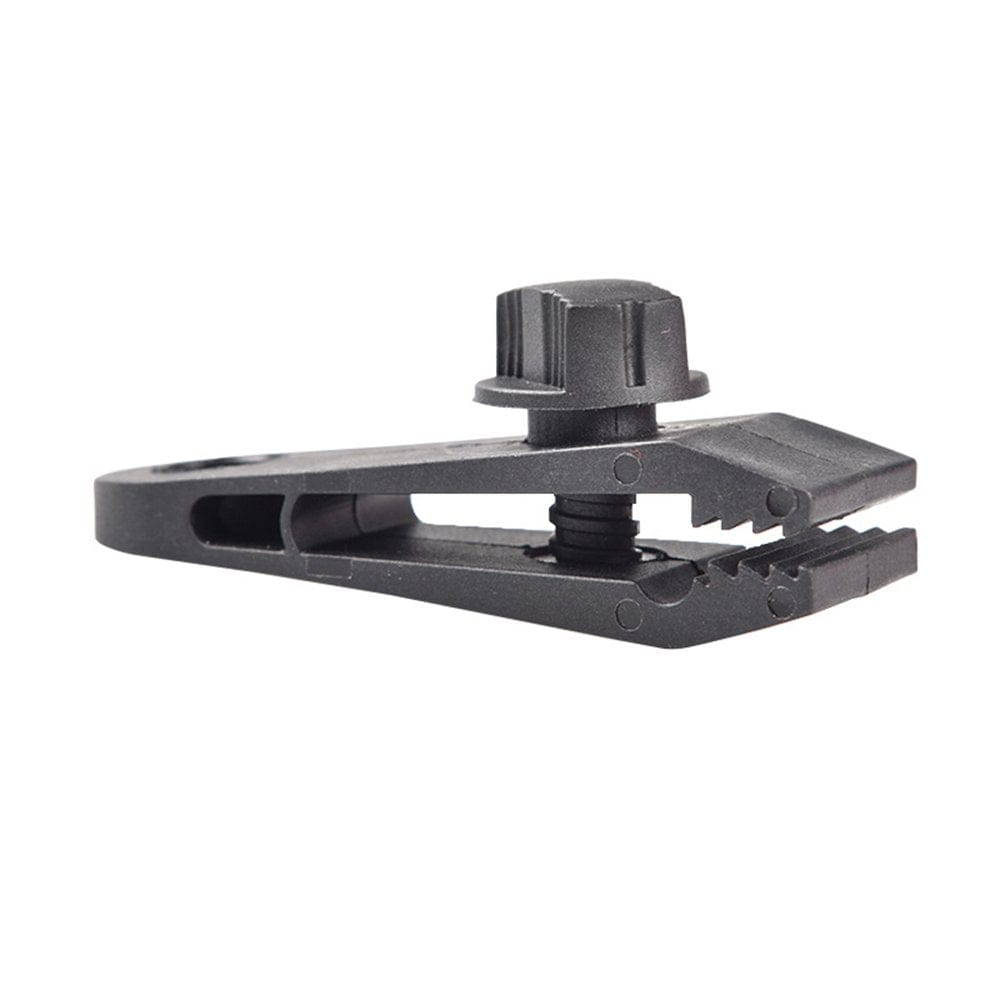 10 Pieces Tarp Clips Professional Sturdy Rope Lock Grip Fixed Urgent Snap with Spiral Buckle Tent Accessories for Outdoor Canopy