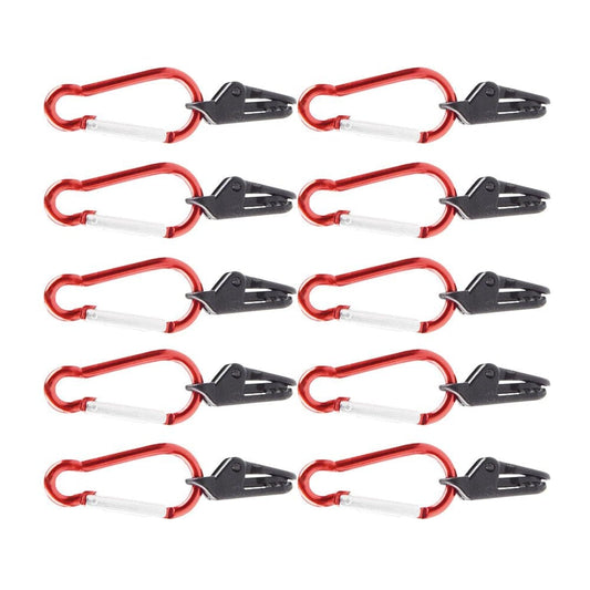 10Pcs Tarp Clips, Heavy Duty Tarp Clips Alligator Hanger Tighten Grip Tent Clip for Holding up Tarp, Canopy, Sun Shade, Car Cover, Boat Cover
