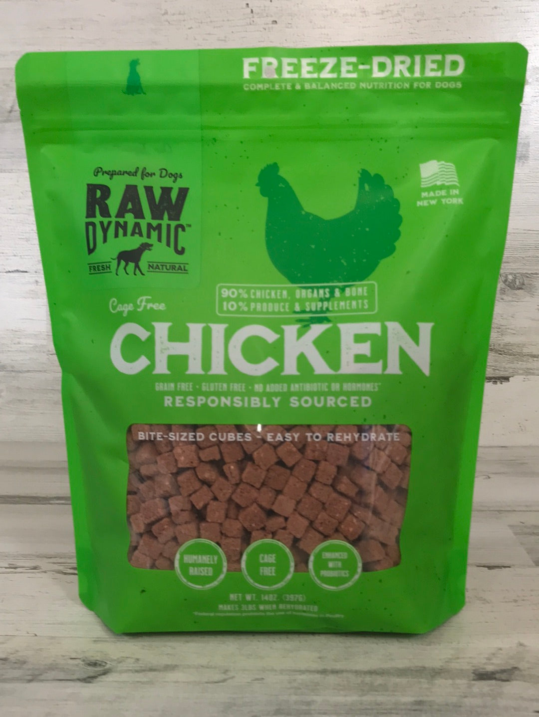 Raw Dynamic Freeze-Dried Chicken 14oz