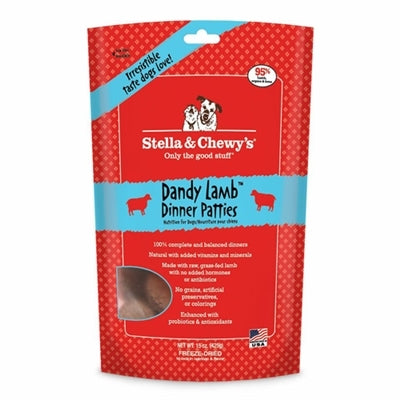 Stella And Chewys Freeze Dried Dog Food Lamb Dinner Patties 5,5 oz,