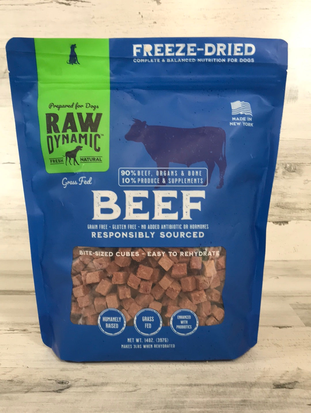 Raw Dynamic Freeze-Dried Beef 14oz