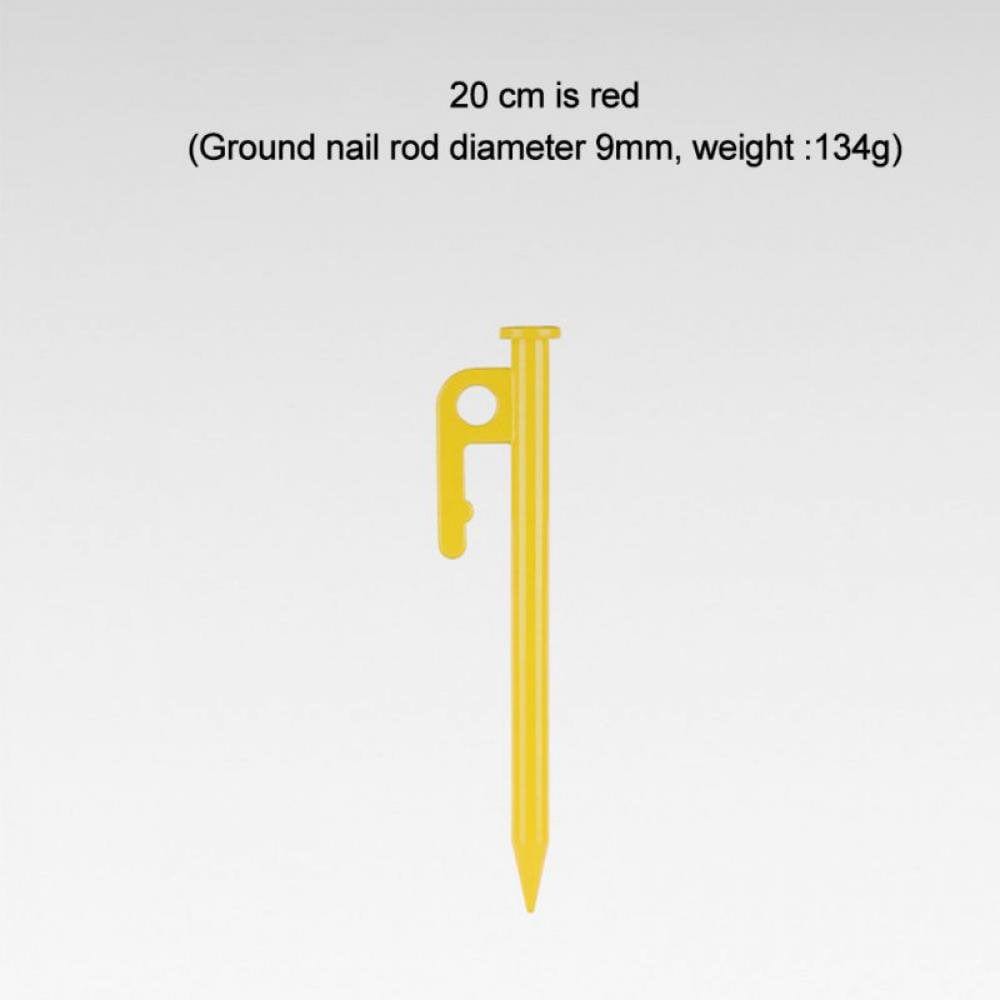 1Pc Tent Pegs High Hardness Camping Pegs Tent Accessories Khaki 30Cm/11.81"