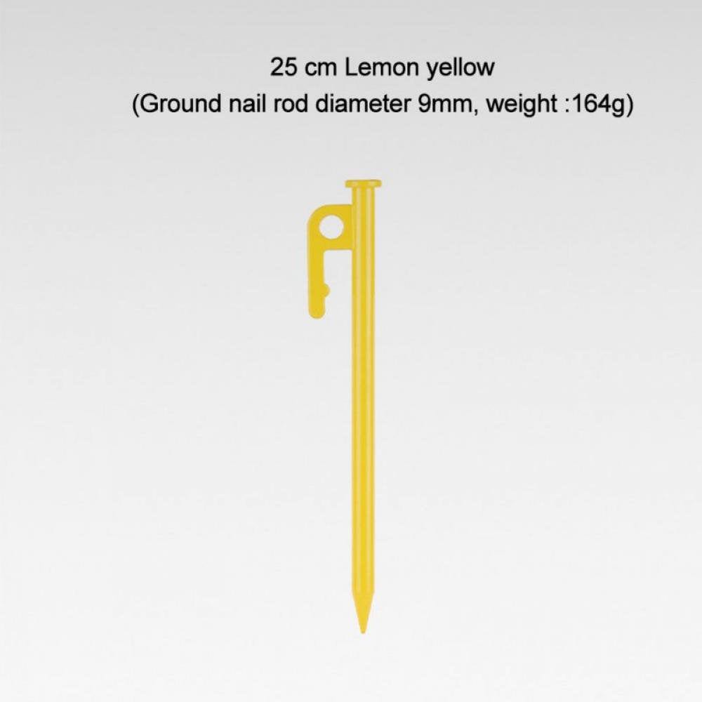 1Pc Tent Pegs High Hardness Camping Pegs Tent Accessories Khaki 30Cm/11.81"