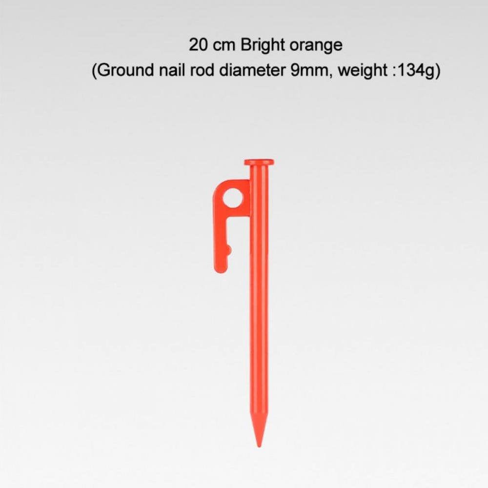 1Pc Tent Pegs High Hardness Camping Pegs Tent Accessories Khaki 30Cm/11.81"