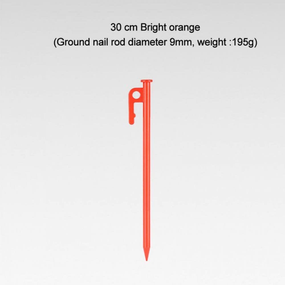 1Pc Tent Pegs High Hardness Camping Pegs Tent Accessories Khaki 30Cm/11.81"