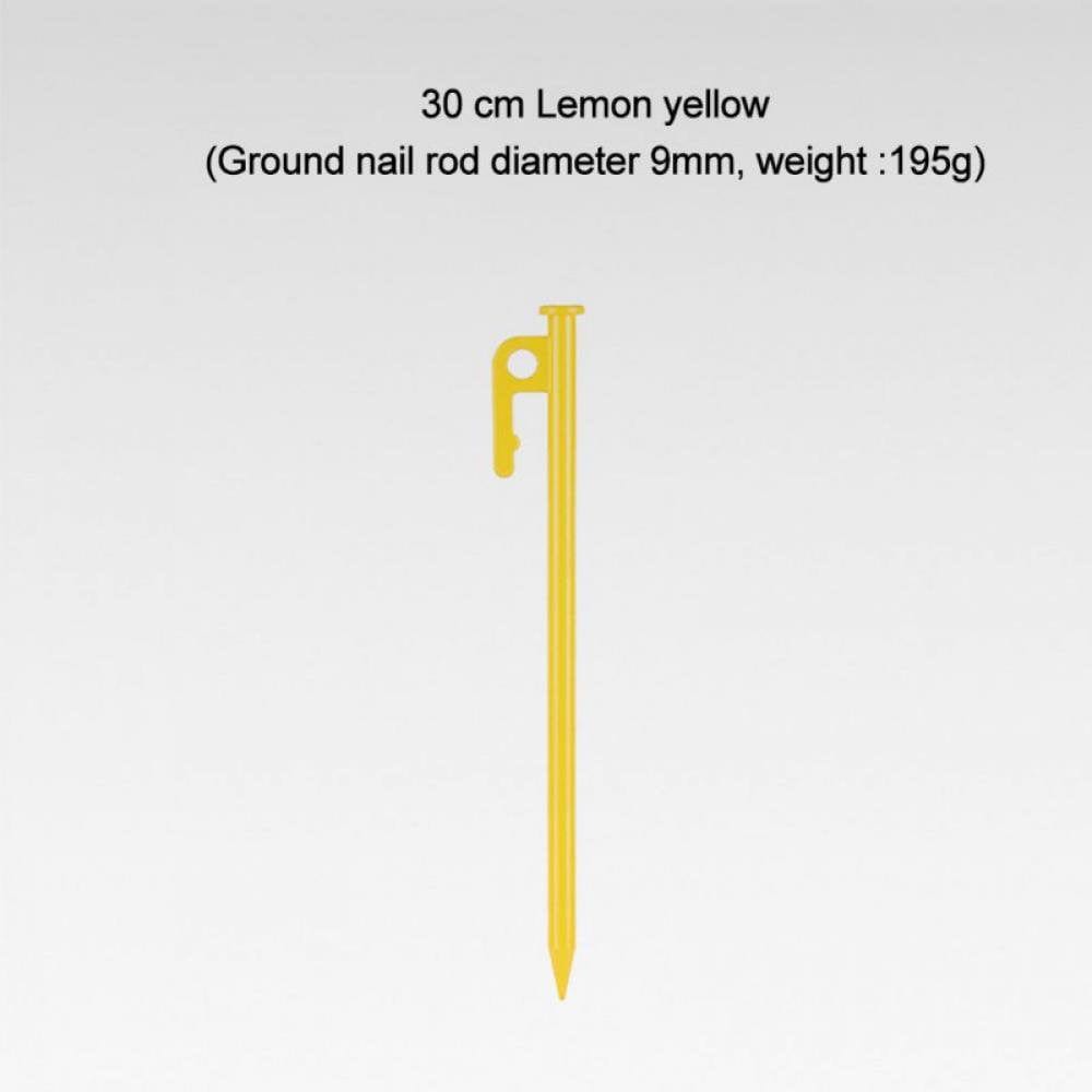 1Pc Tent Pegs High Hardness Camping Pegs Tent Accessories Khaki 30Cm/11.81"