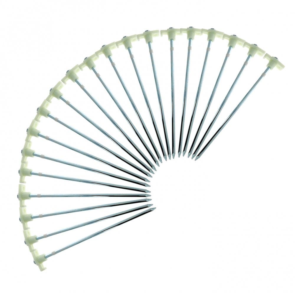 (20 Pack) ASR Outdoor Universal Galvanized Twisted Metal PVC Camping Gear Canopy Tent Stakes