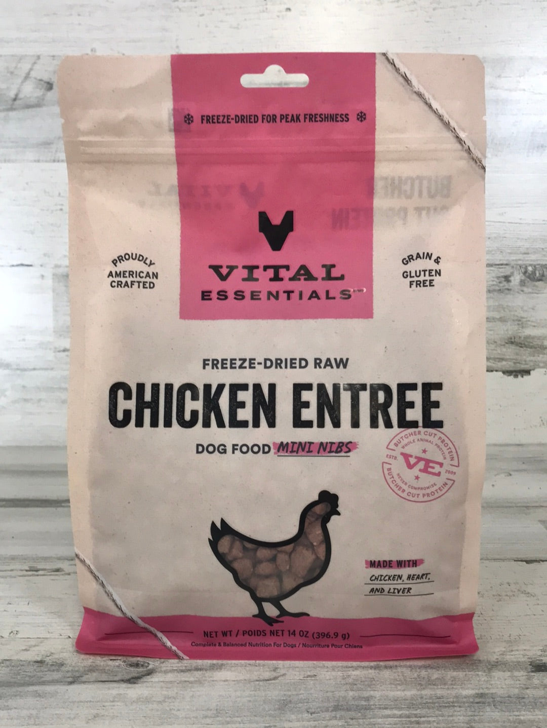 Vital Essentials Chicken Freeze Dried Raw Dog Food