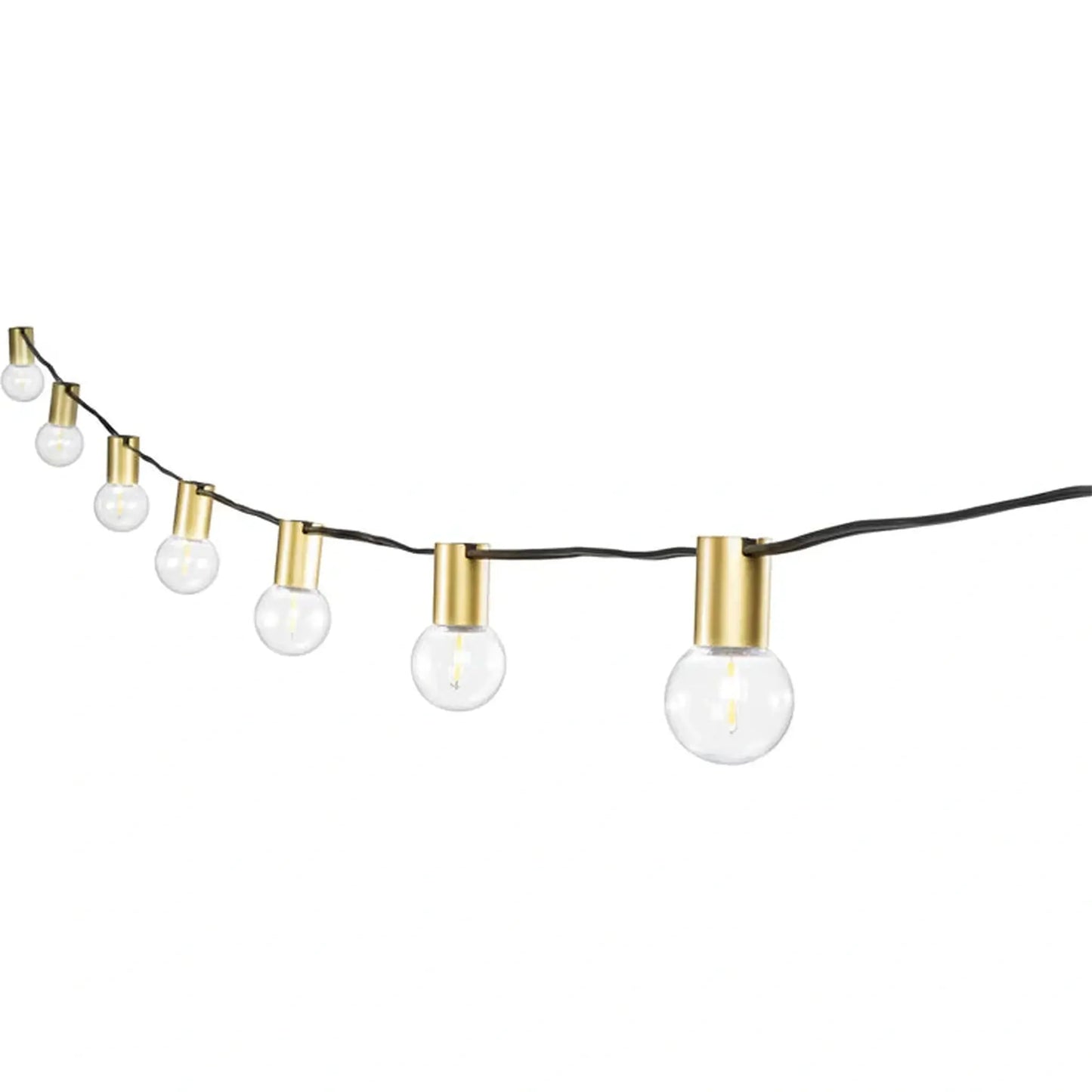 25' Gold LED G40 Bistro String Lights