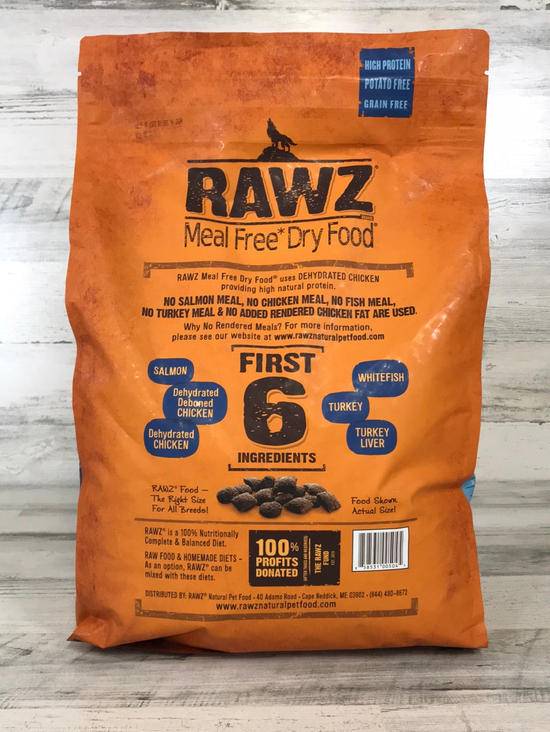 Rawz Salmon Dehydrated Chicken, & Whitefish Recipe Dry Dog Food
